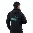 Chain Hoodie Musafir Black