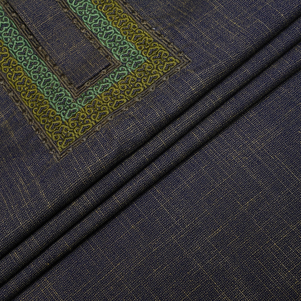 Doby Cotton Embroidery Green