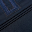 Doby Cotton Embroidery Blue