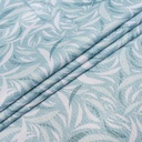 Digital Print Leaf Blue