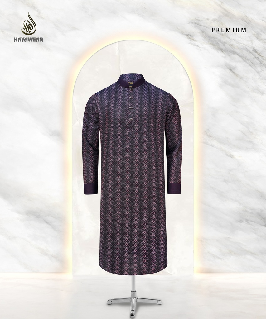 China Jackot Print Purple