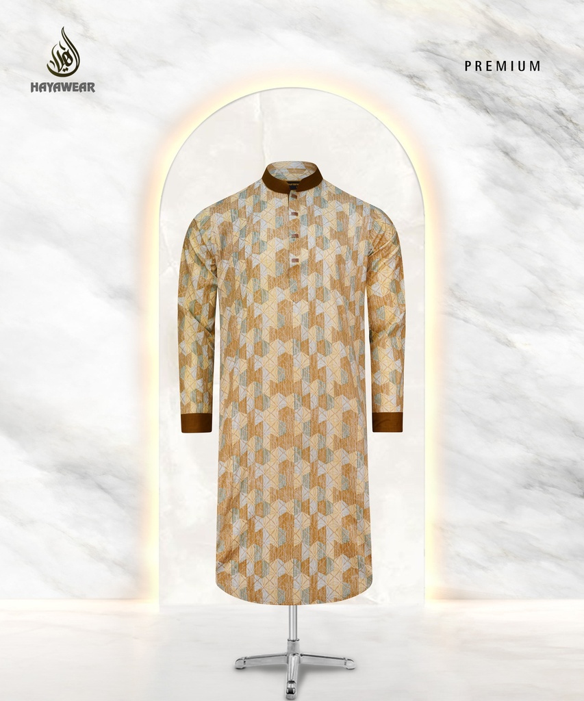 Digital Print Border Yellow