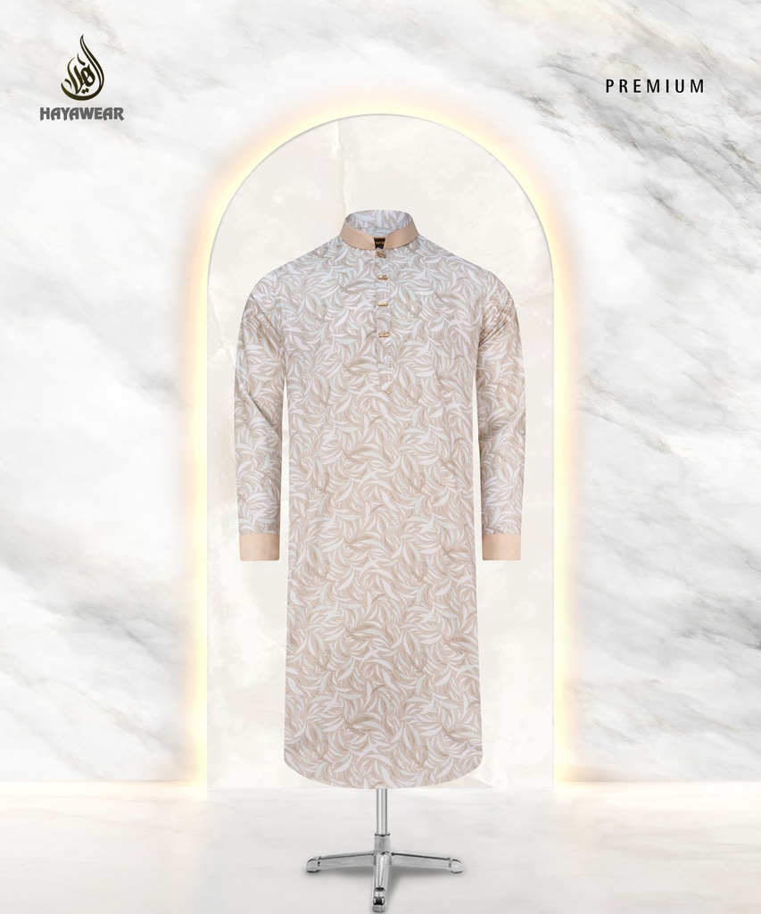 Digital Print Leaf Yellow