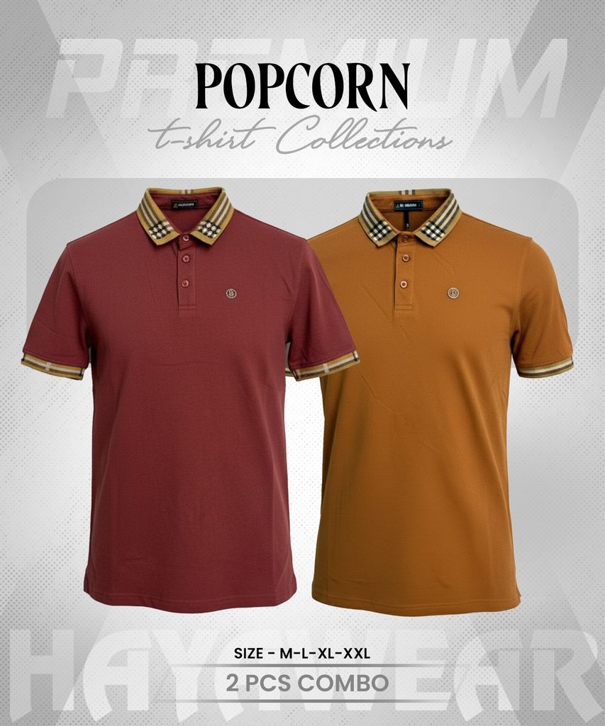 PL004 Red & Brown 2pcs Popcorn Combo