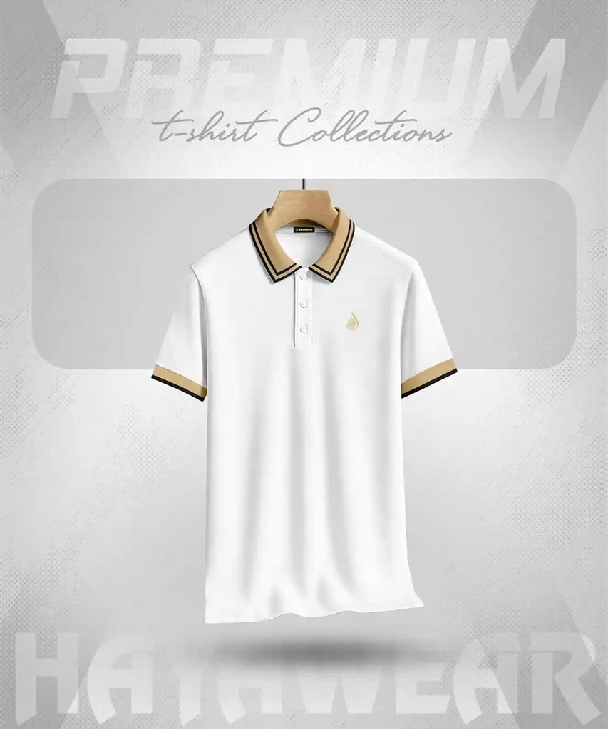 PL001 White Polo Pique