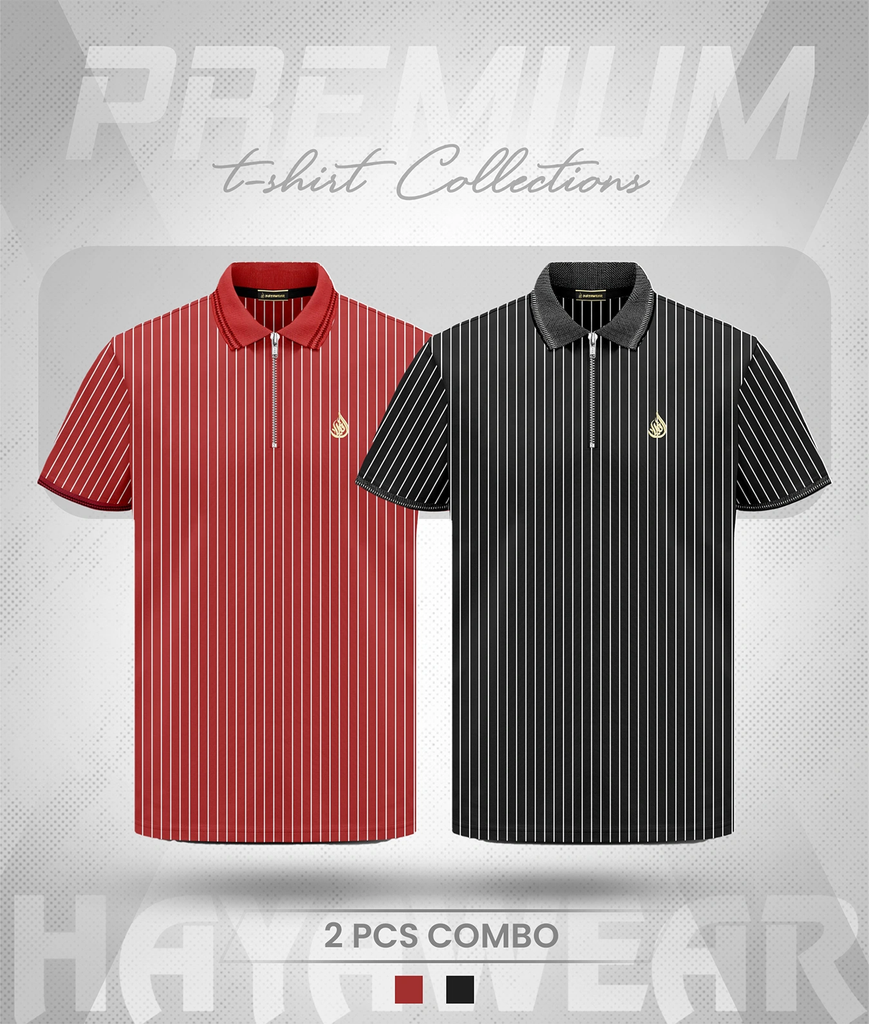 PL002 Black & Merun 2pcs Spandex Combo