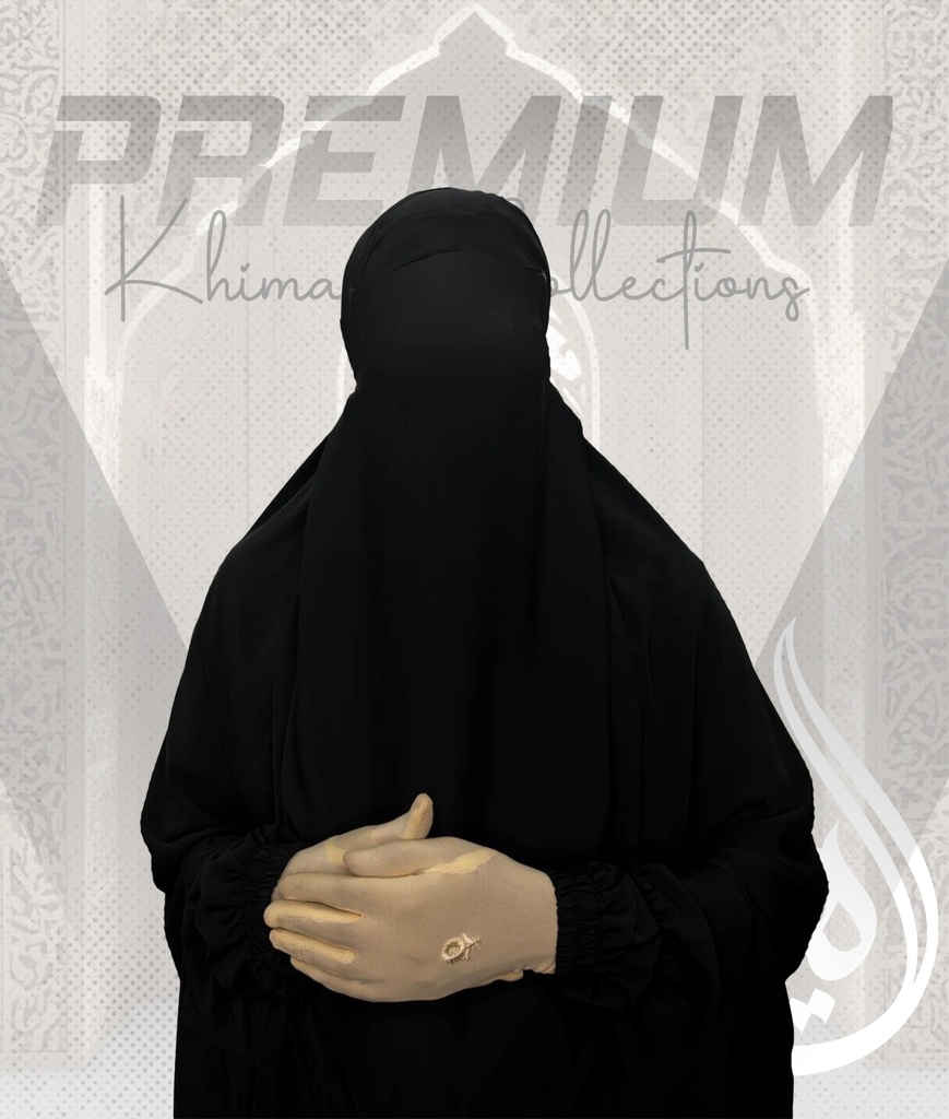 KMR008 Black Khimar