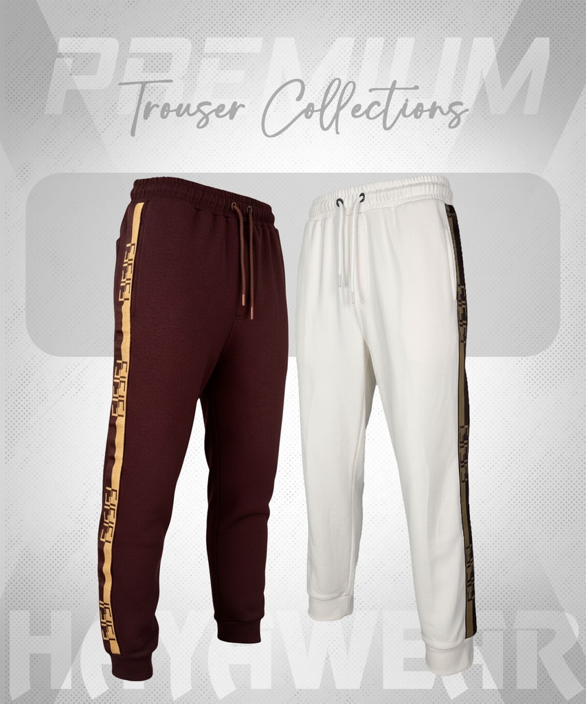 PN002 Lock Fabric Chocolate & White (২ পিছ কম্বো)