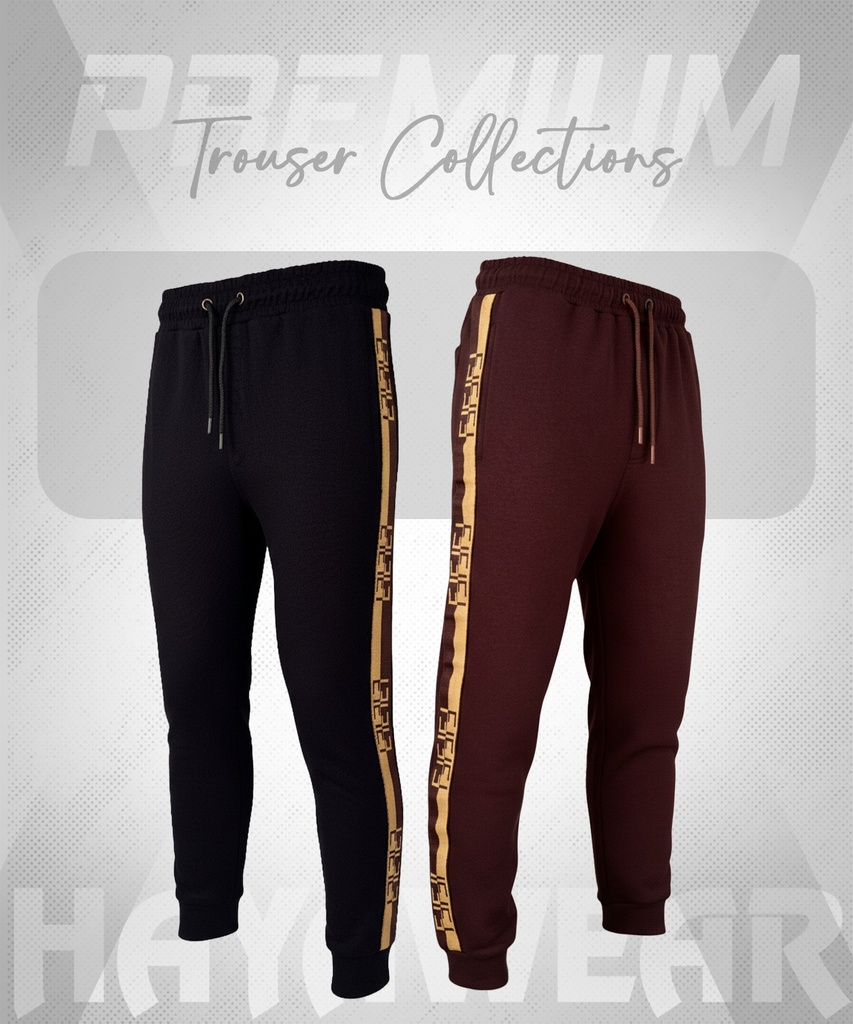 PN002 Lock Fabric Black & Chocolate (২ পিছ কম্বো)