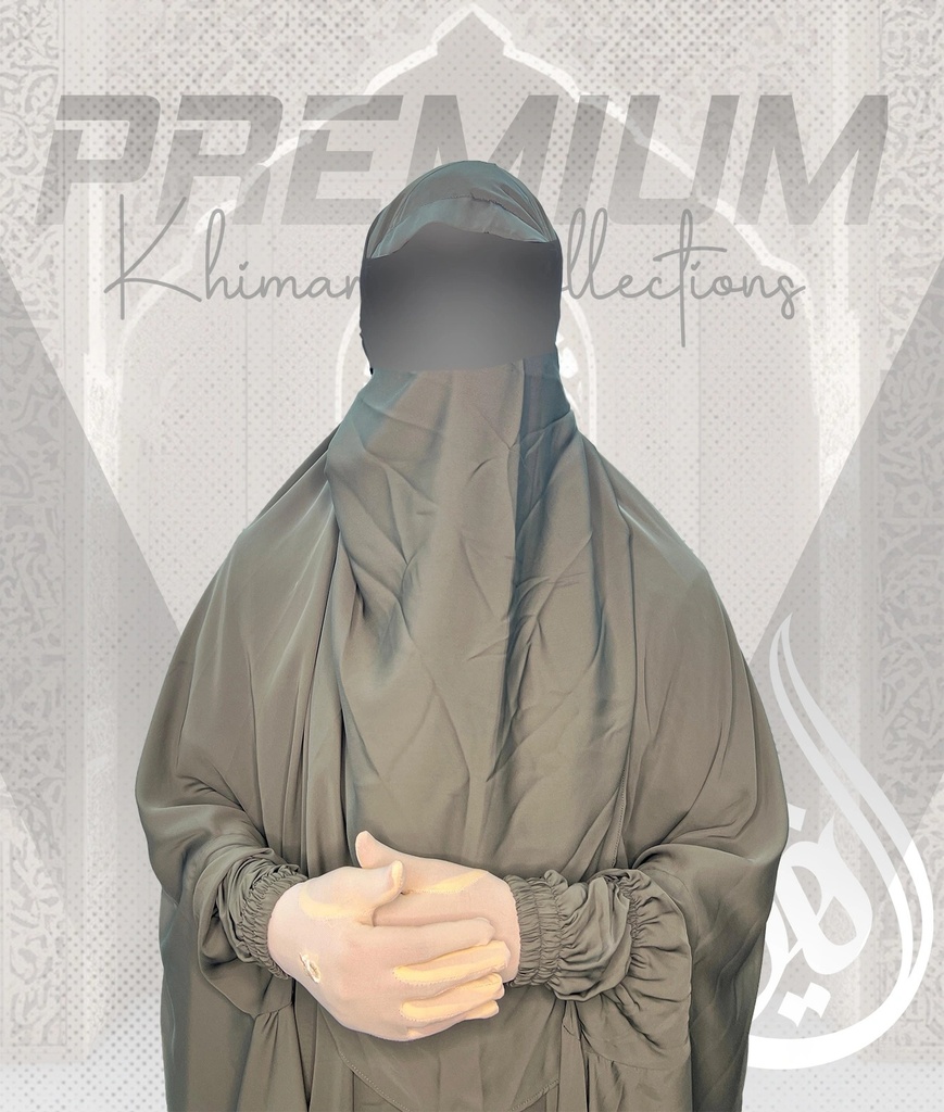KMR005 Olive Green Khimar