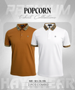 PL004 White & Brown 2pcs Popcorn Combo