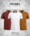 PL004 Red & White & Brown 3pcs Popcorn Combo