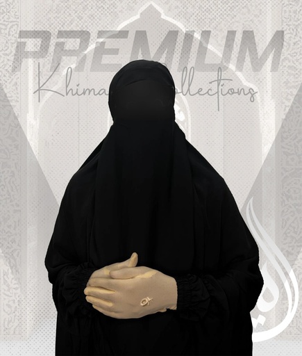 KMR008 Black Khimar