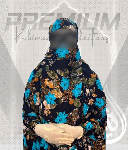 KMR007 Floral Print Khimar
