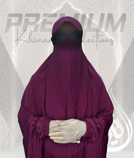 KMR009 Maroon Khimar