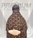 KMR006 Geometric Print Khimar