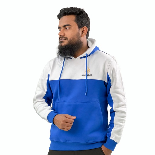 Pullover Hoodie Blue & White – GenZ unity